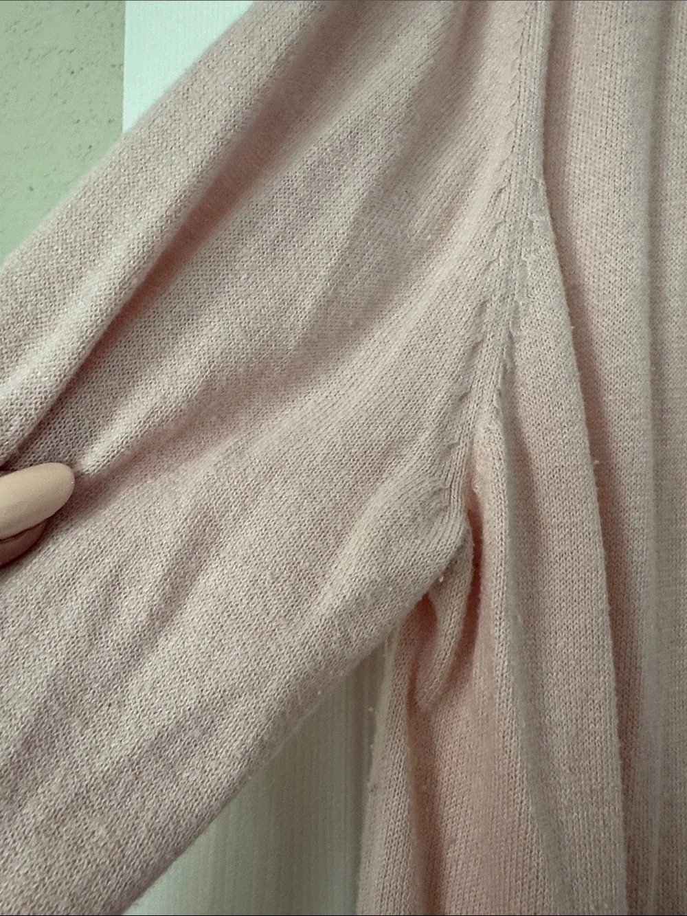 Old Navy Women's Light Pink Open Front Cardigan Sweater Size XL - Picture 5 of 6